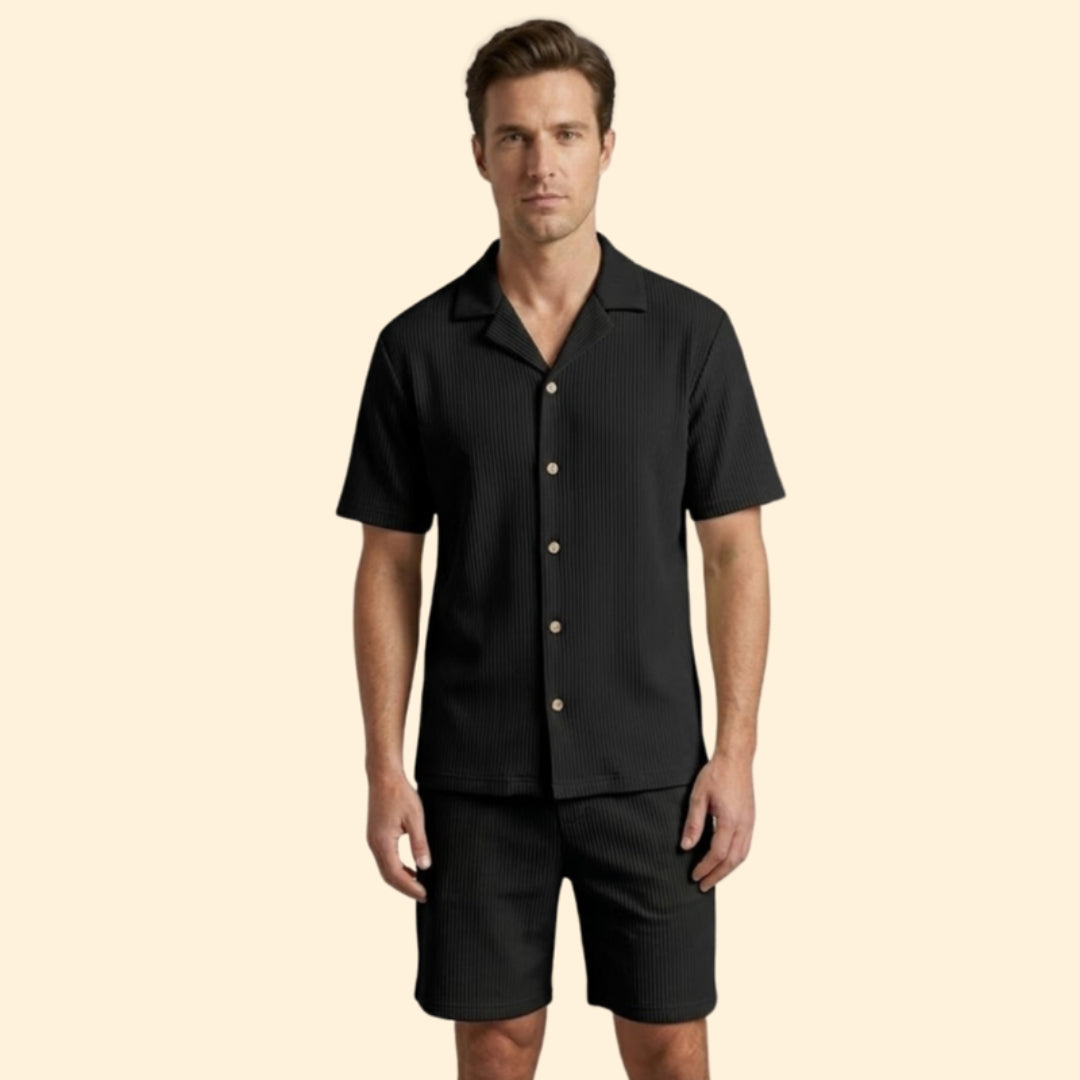 Men’s Ribbed Casual Set