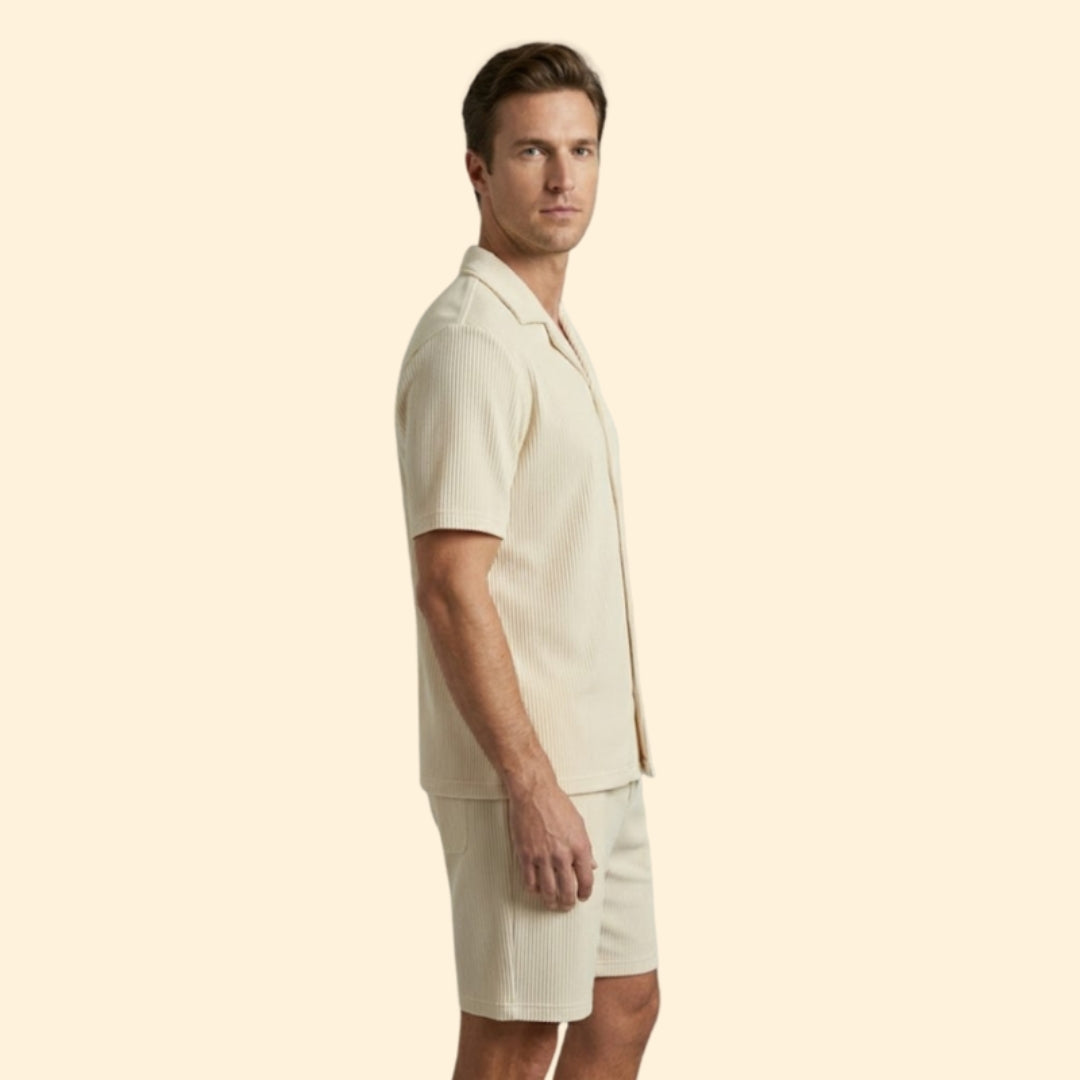 Men’s Ribbed Casual Set