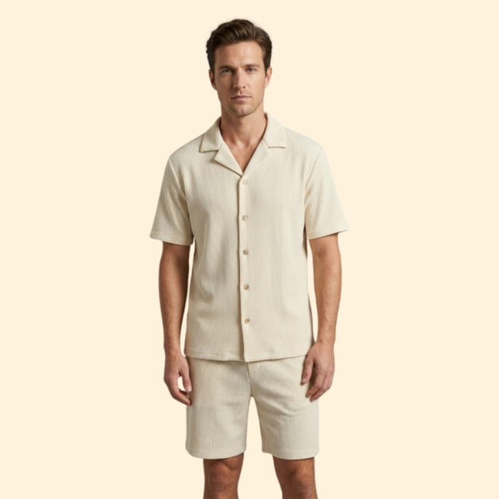Men’s Ribbed Casual Set