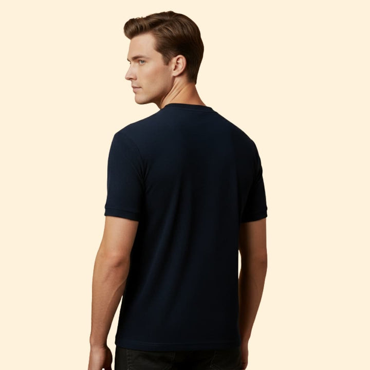 Men's Ribbed V-Neck T-Shirt
