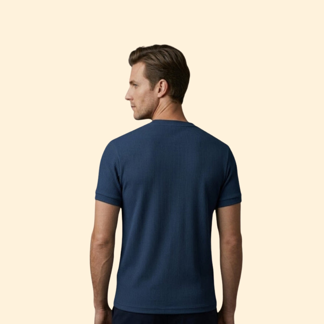 Men's Ribbed V-Neck Tee