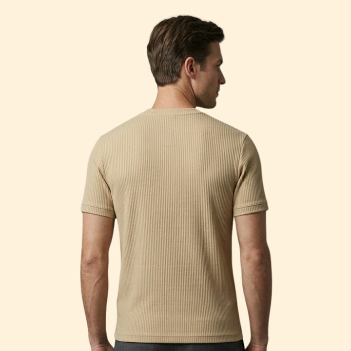 Men's Ribbed V-Neck Tee