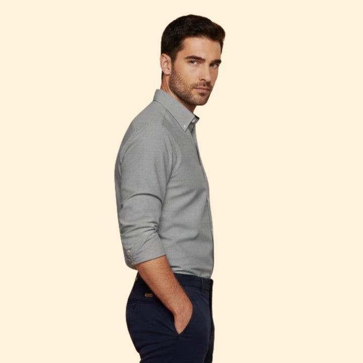Men's Sharp Button-Down Shirt