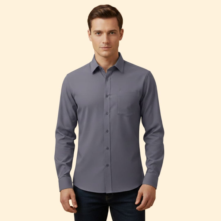 Men's Simple Pocket Shirt
