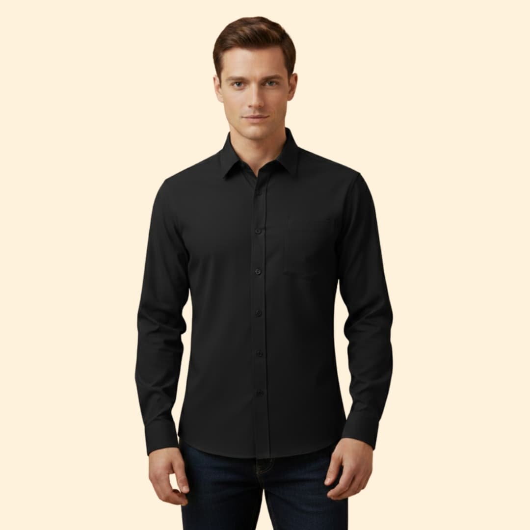Men's Simple Pocket Shirt