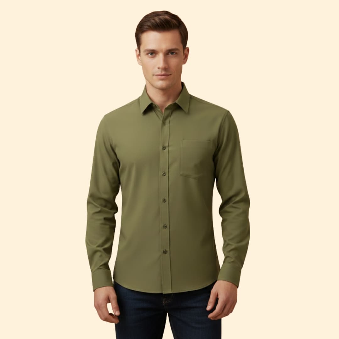 Men's Simple Pocket Shirt