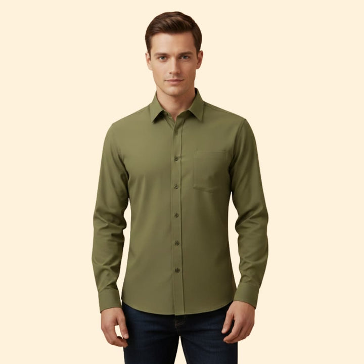 Men's Simple Pocket Shirt