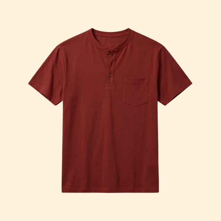 Men's Sleek Button T-shirt