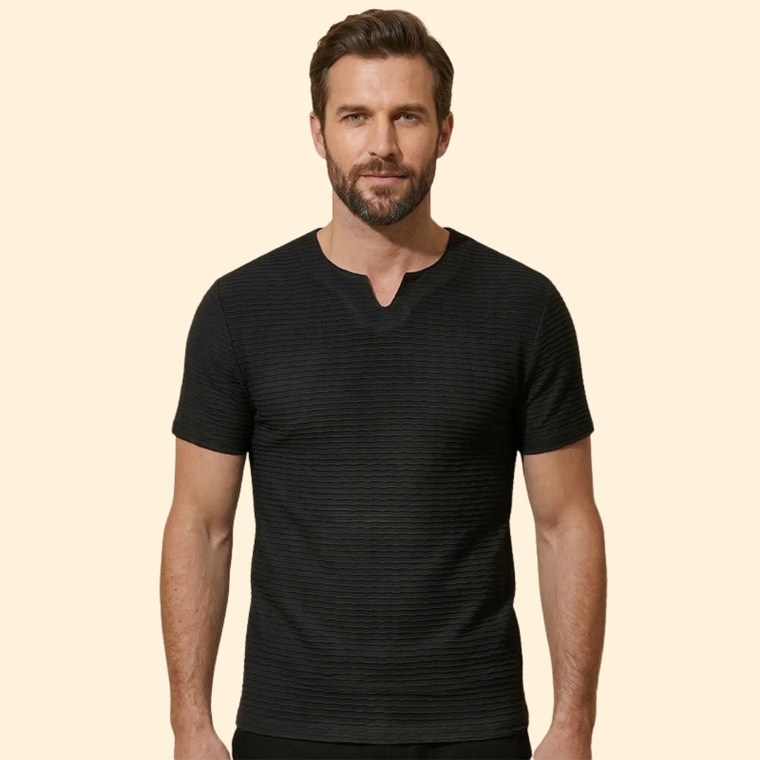 Men’s Sleek Textured T-Shirt