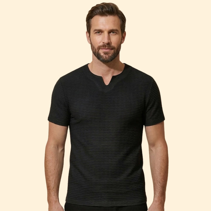 Men’s Sleek Textured T-Shirt