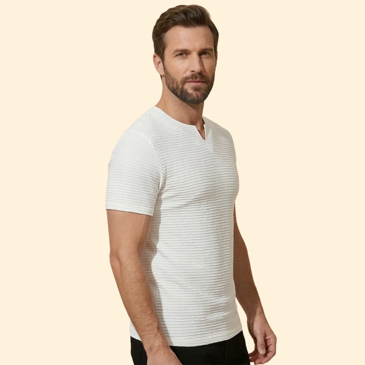 Men’s Sleek Textured T-Shirt