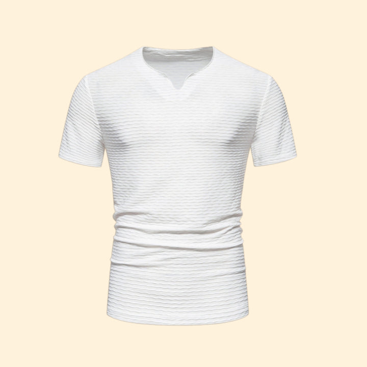 Men’s Sleek Textured T-Shirt