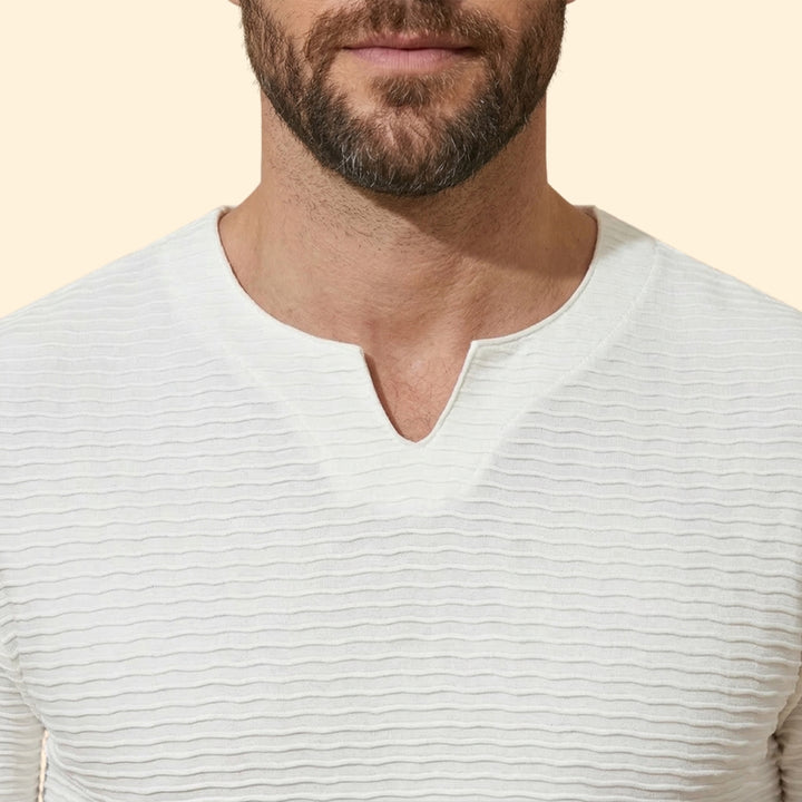 Men’s Sleek Textured T-Shirt