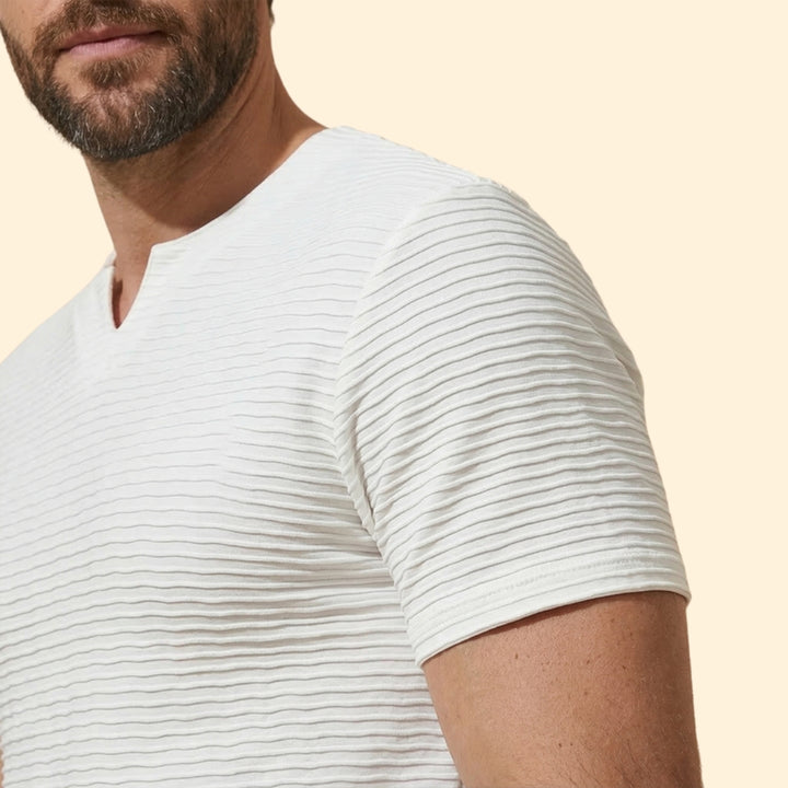 Men’s Sleek Textured T-Shirt