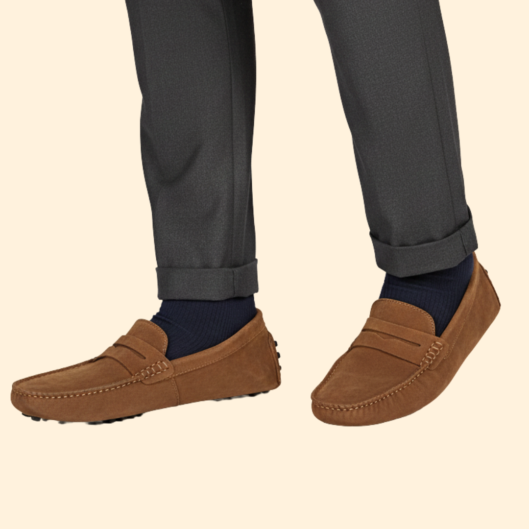 Men’s Smooth Suede Loafers