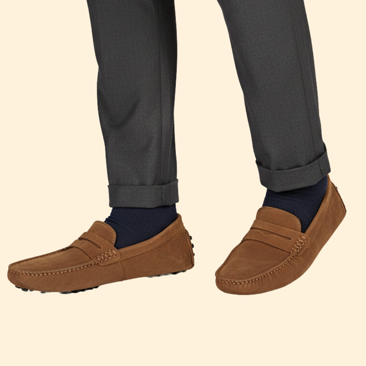 Men’s Smooth Suede Loafers