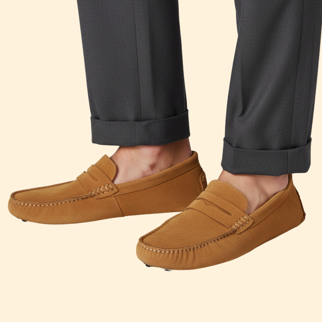 Men’s Smooth Suede Loafers
