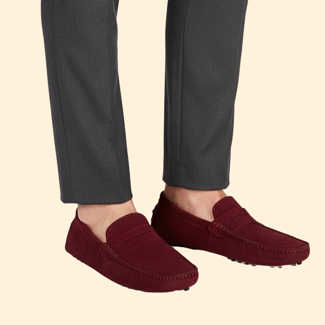Men’s Smooth Suede Loafers