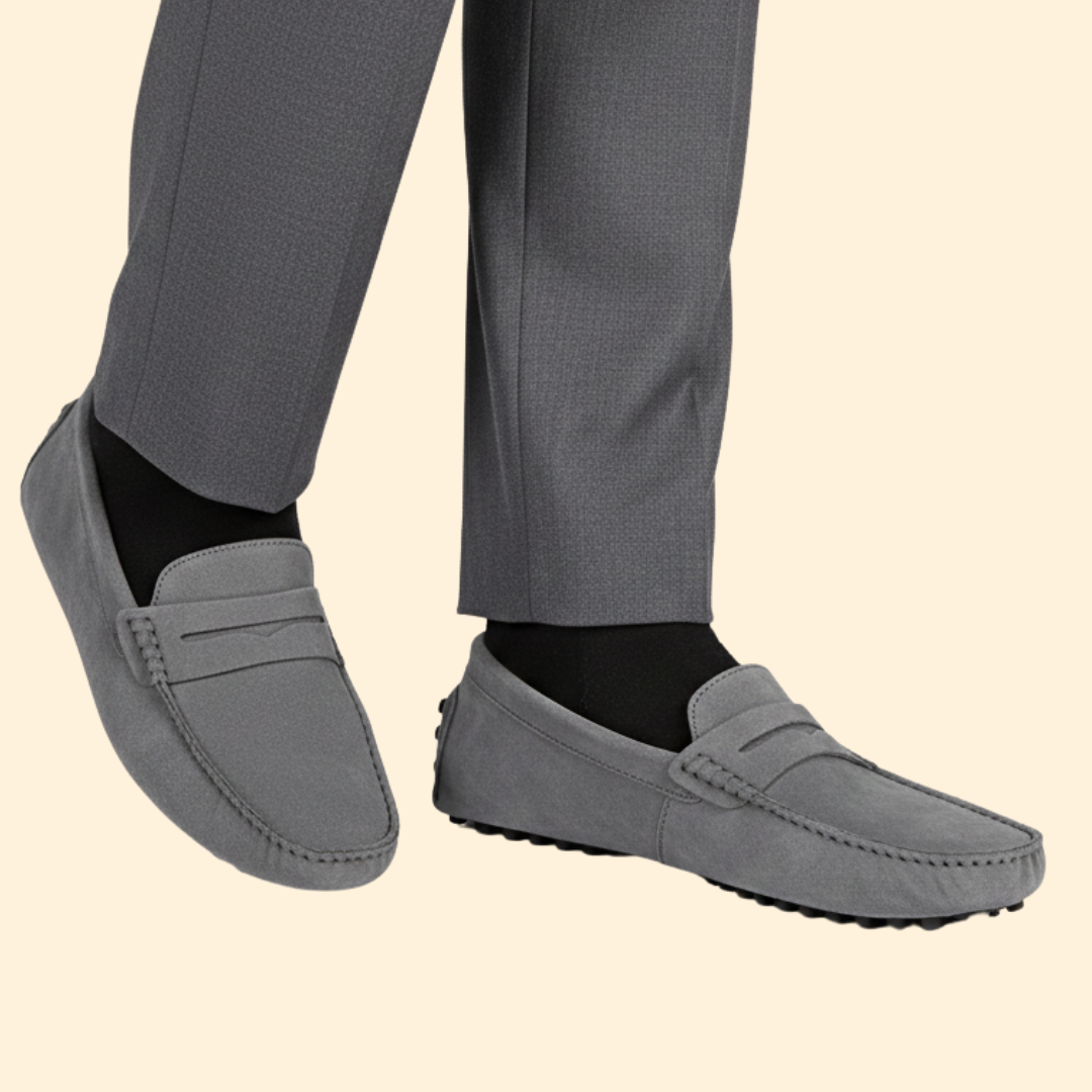 Men’s Smooth Suede Loafers