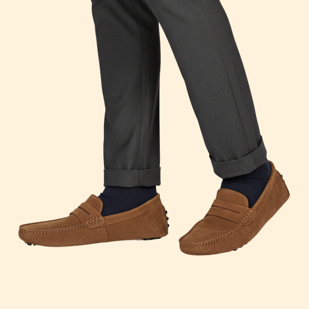 Men’s Smooth Suede Loafers