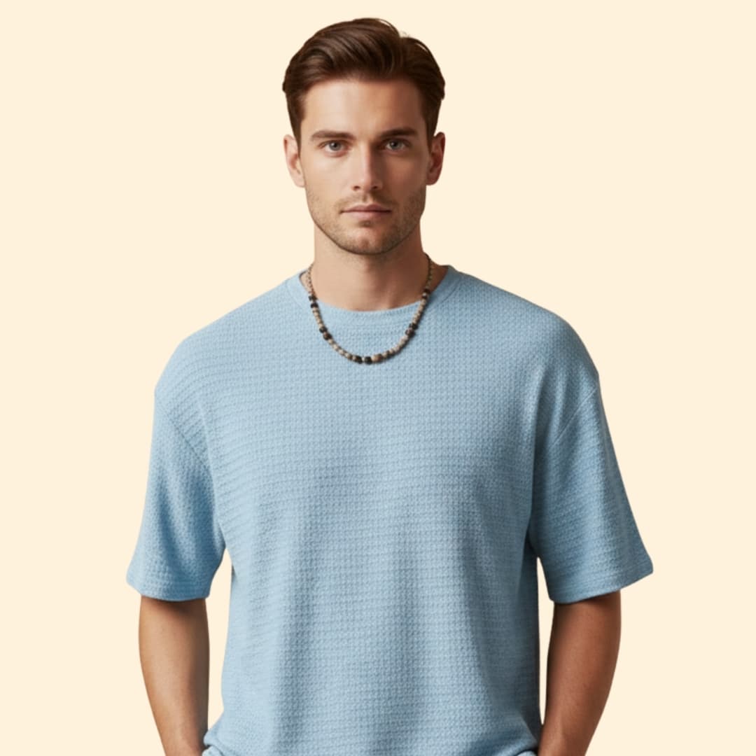 Men's Soft-Feel Textured T-Shirt