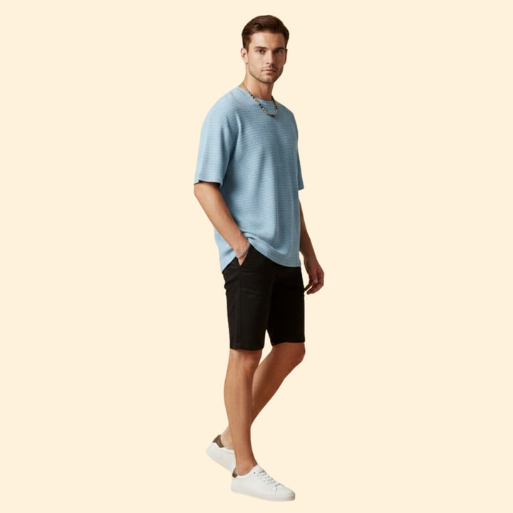 Men's Soft-Feel Textured T-Shirt