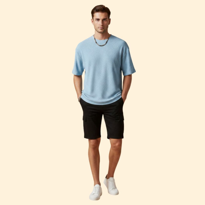 Men's Soft-Feel Textured T-Shirt