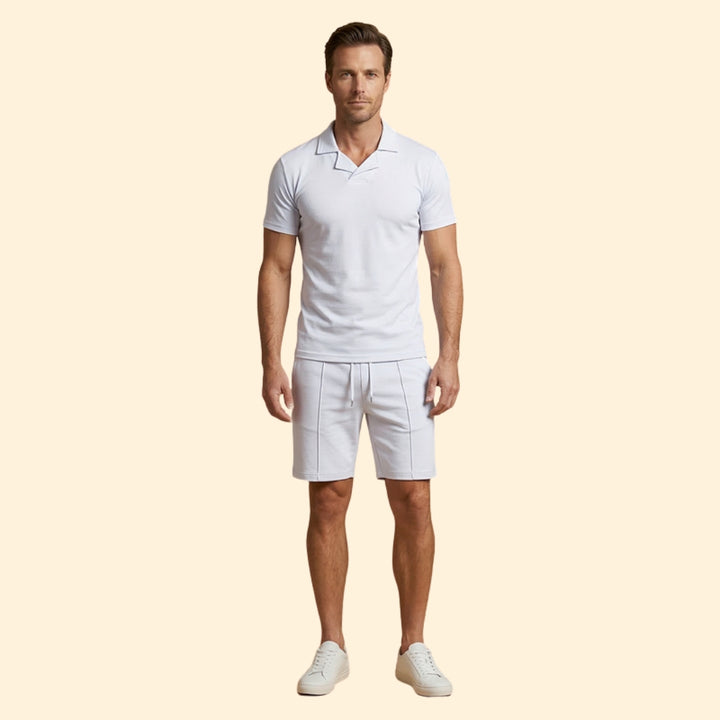 Men's Sporty Polo Set