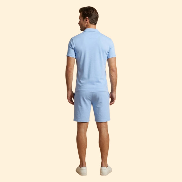 Men's Sporty Polo Set