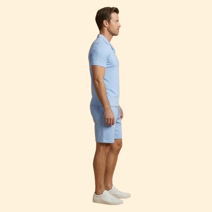 Men's Sporty Polo Set