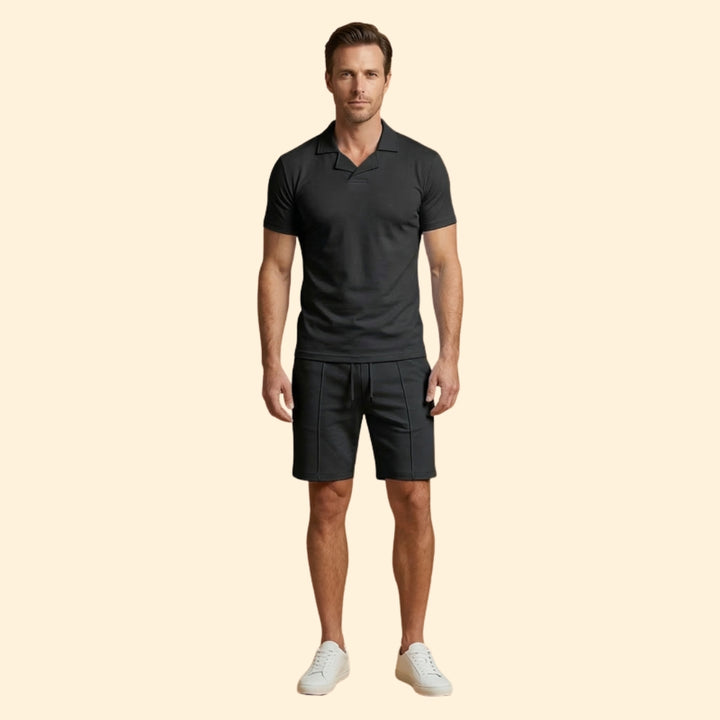 Men's Sporty Polo Set