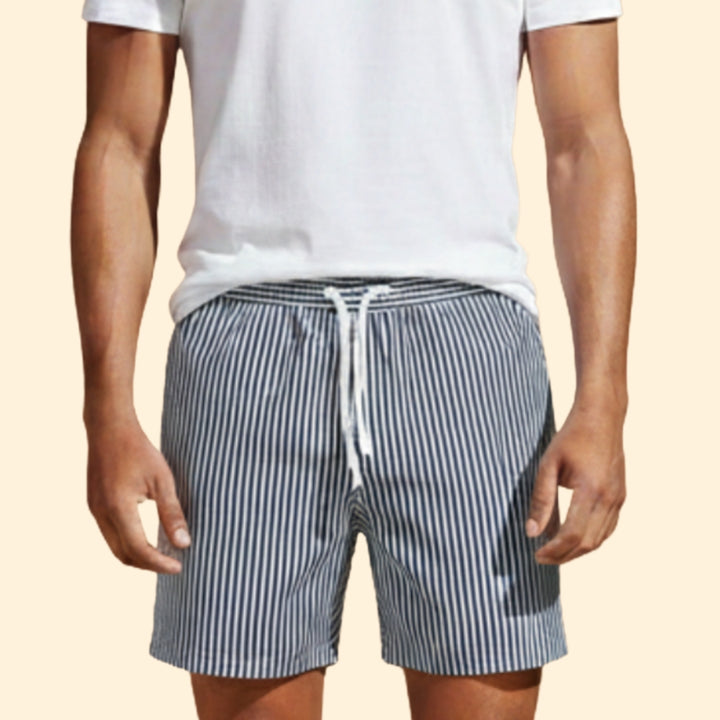 Men's Striped Beach Shorts