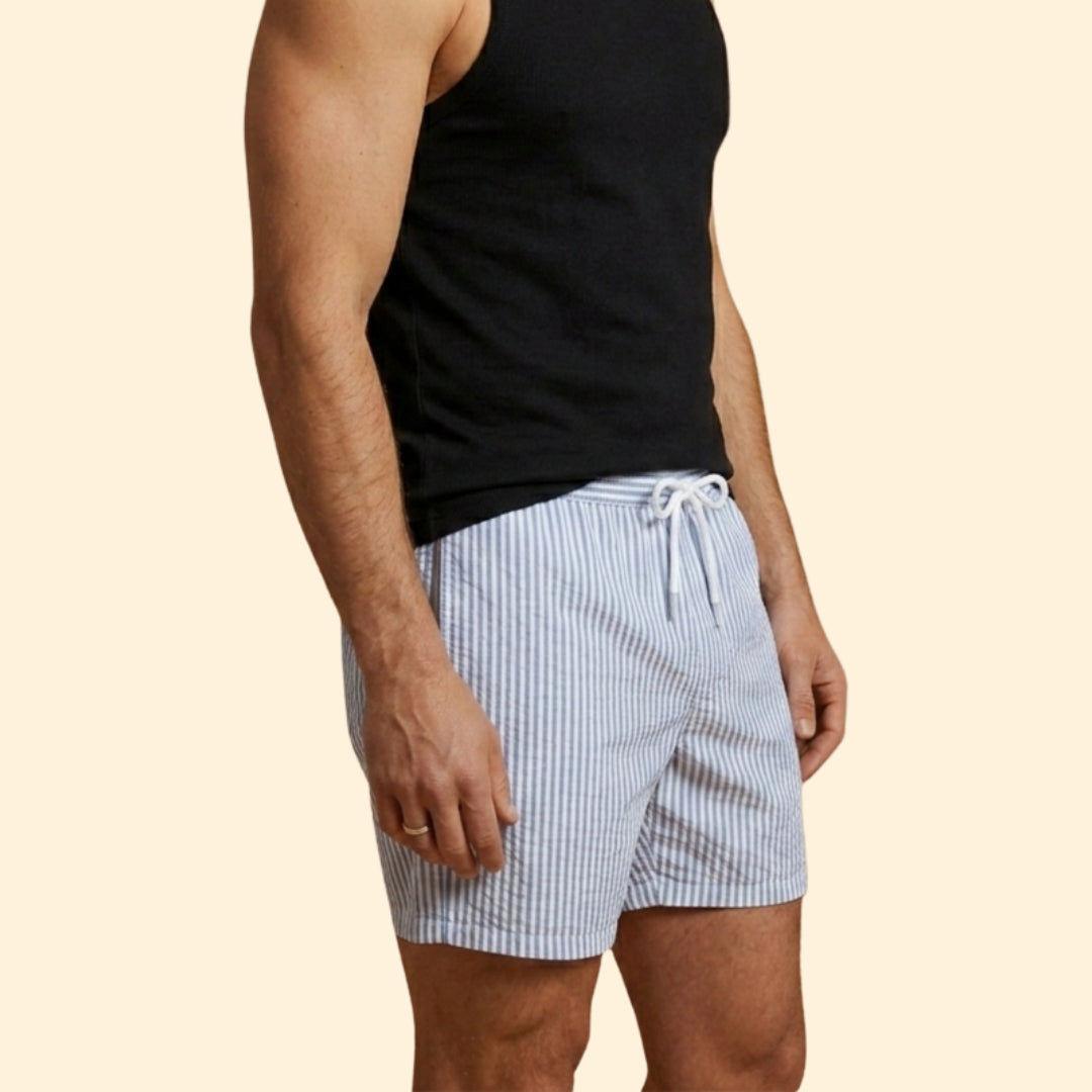 Men's Striped Beach Shorts