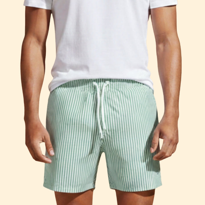 Men's Striped Beach Shorts