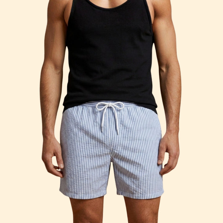 Men's Striped Beach Shorts
