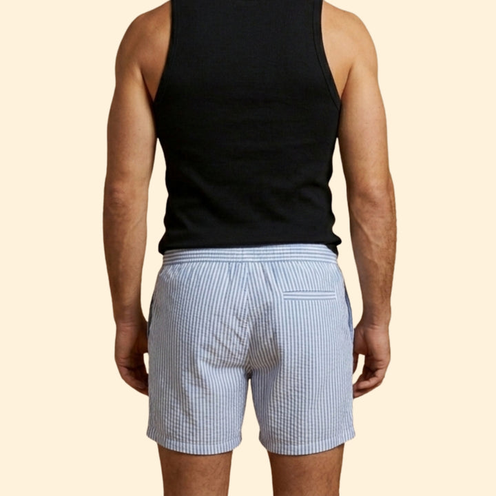Men's Striped Beach Shorts