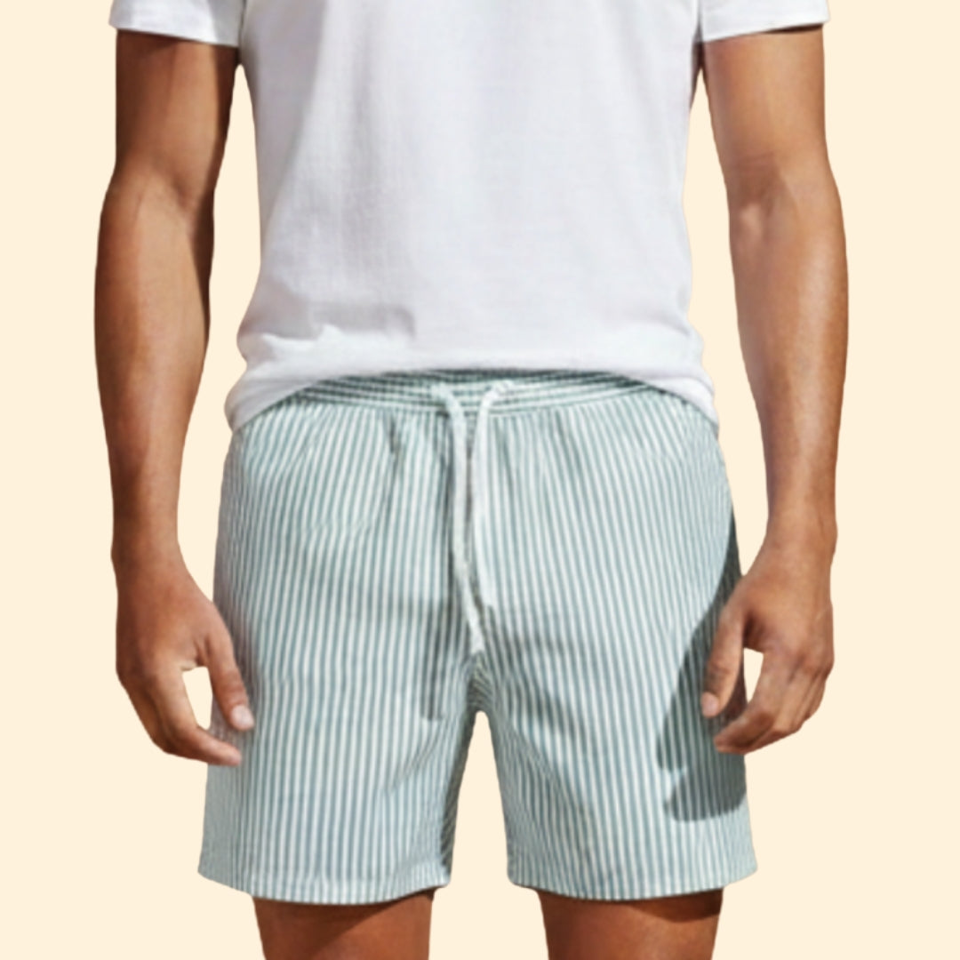 Men's Striped Beach Shorts
