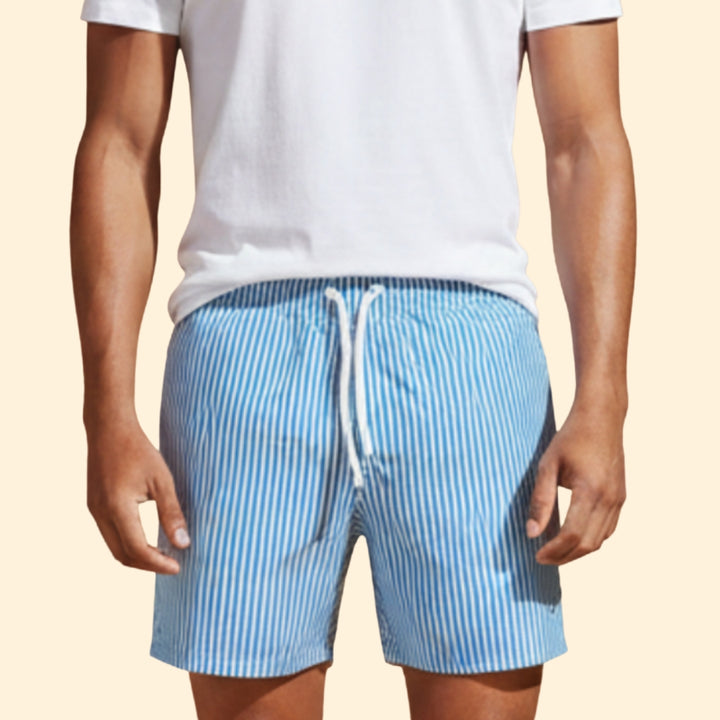 Men's Striped Beach Shorts