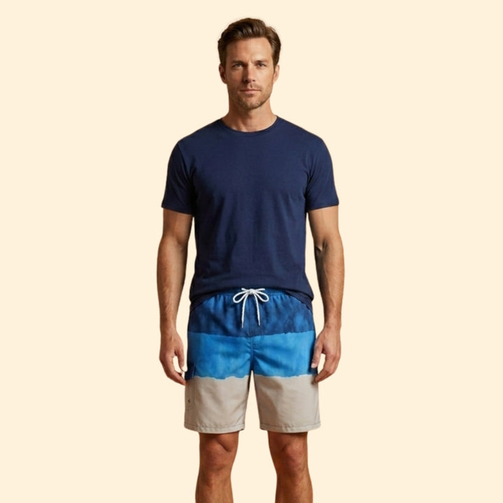 Men's Striped Beach Shorts