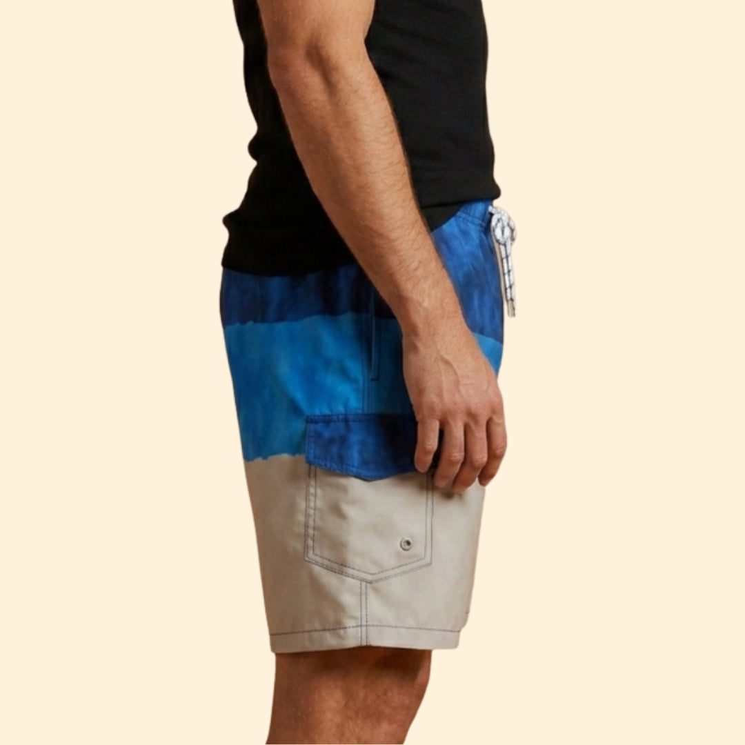 Men's Striped Beach Shorts