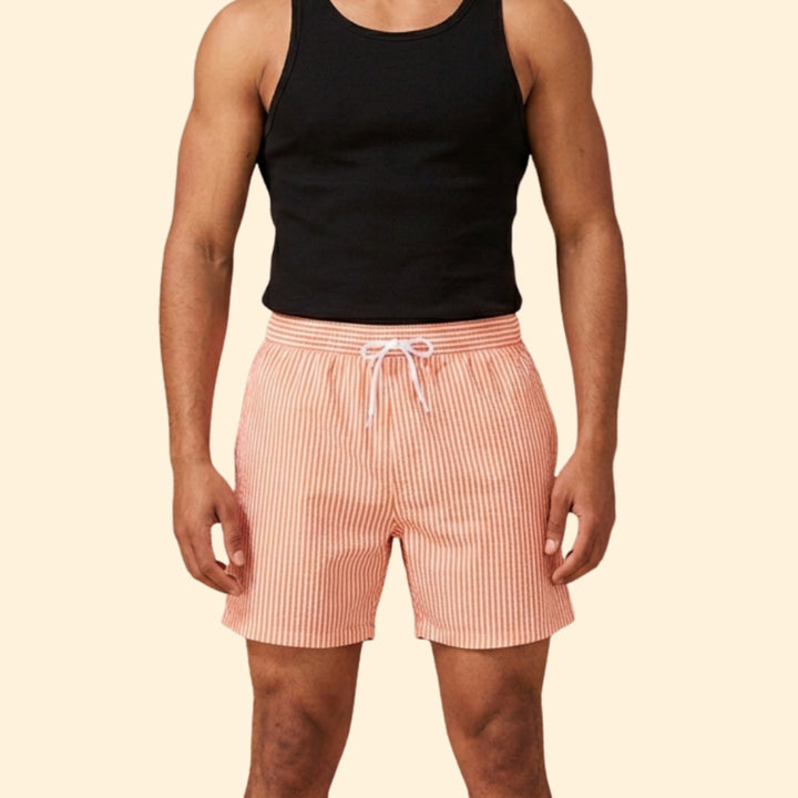 Men's Striped Beach Shorts