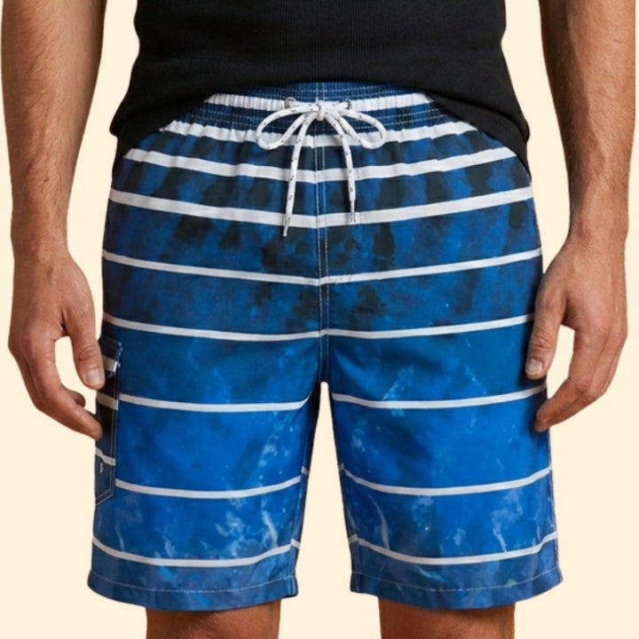 Men's Striped Beach Shorts