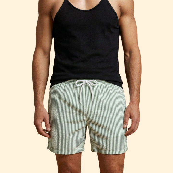 Men's Striped Beach Shorts