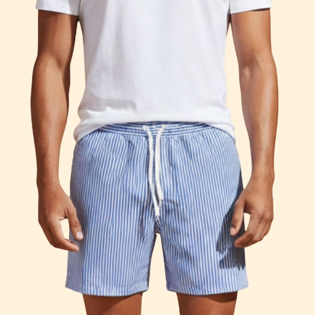 Men's Striped Beach Shorts