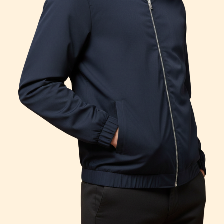 Men’s Striped Bomber Jacket