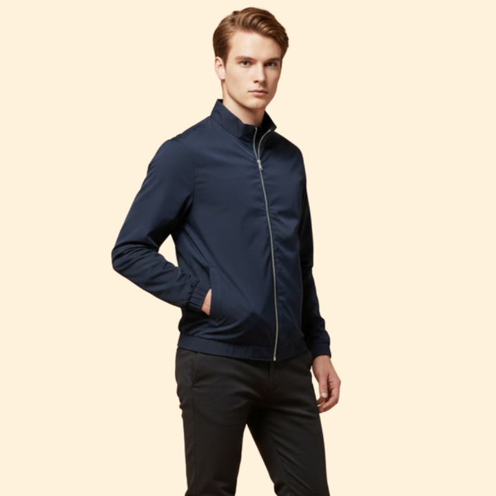 Men’s Striped Bomber Jacket