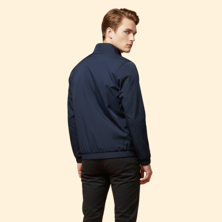 Men’s Striped Bomber Jacket