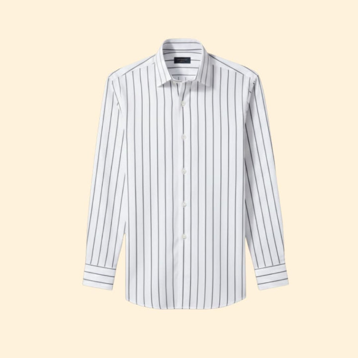 Men's Striped Button Shirt