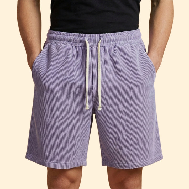 Men's Striped Drawstring Shorts