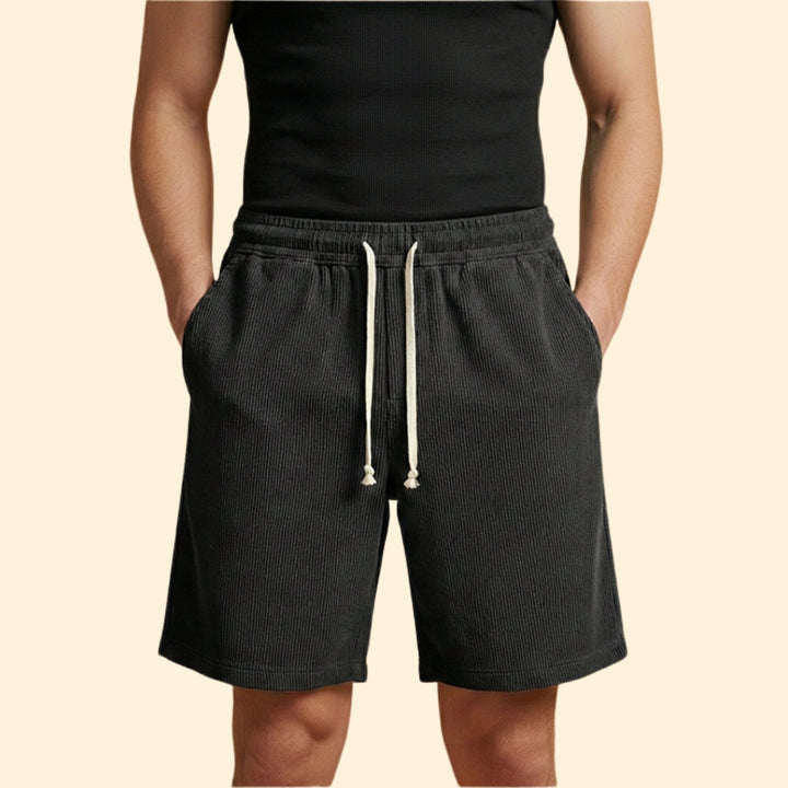 Men's Striped Drawstring Shorts